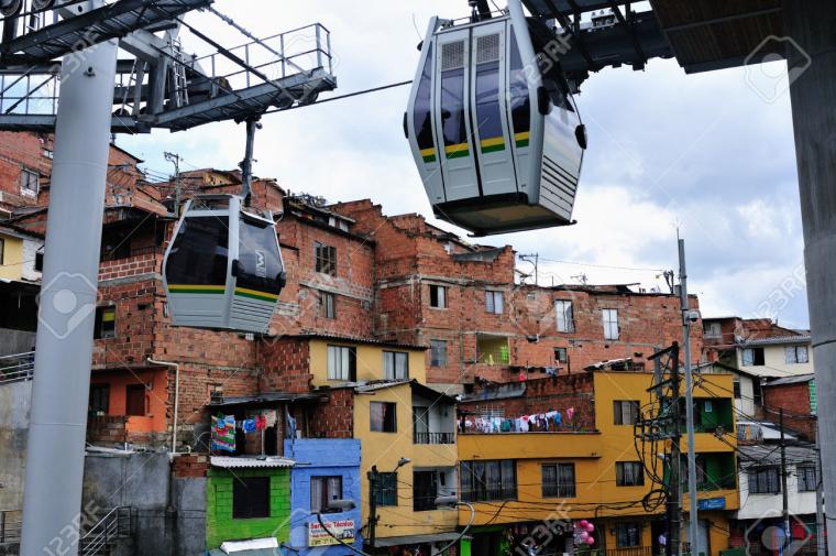 Metrocables in Medellín, Colombia
