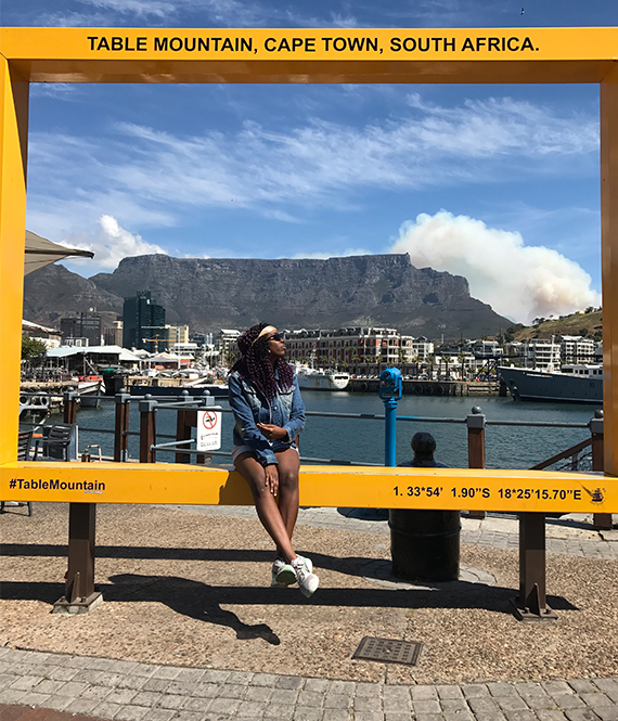 Yasmin Toney in Cape Town